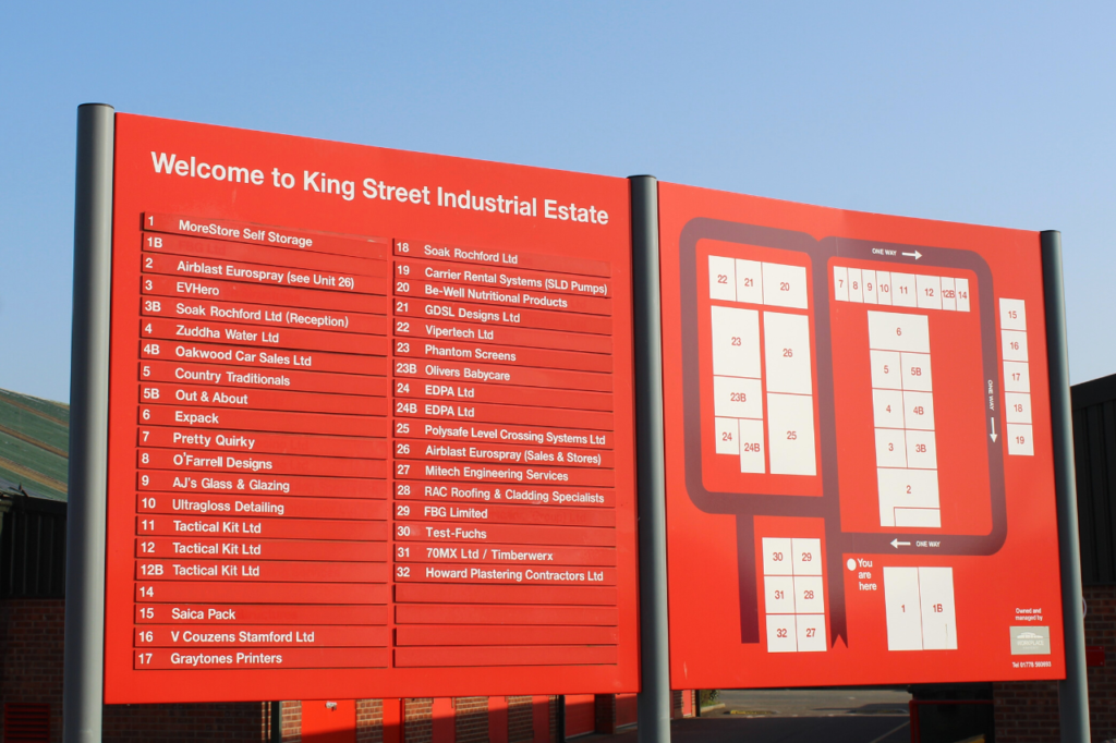 King Street Industrial Estate Site Map - Find us in Langtoft!