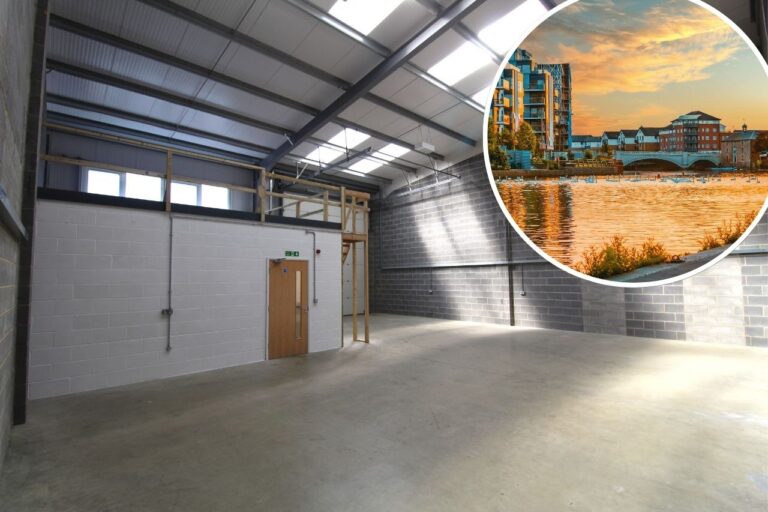 Inside of warehouse in Peterborough